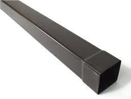 Gronda pvc color testa di moro d .100 quadra - pluviale mt. 1