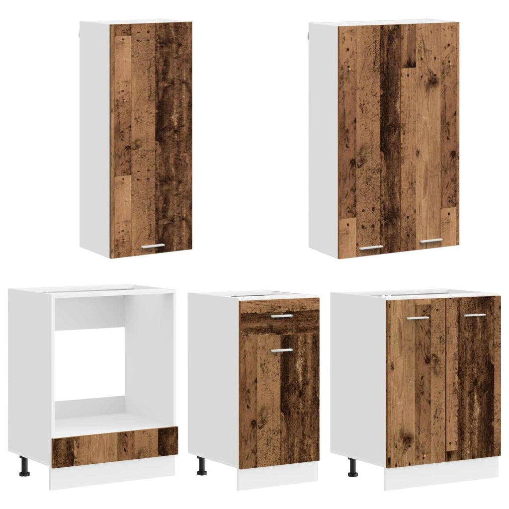 Unità Cucina LYON 5 pcs Legno antico Legno ingegnerizzato 3438233