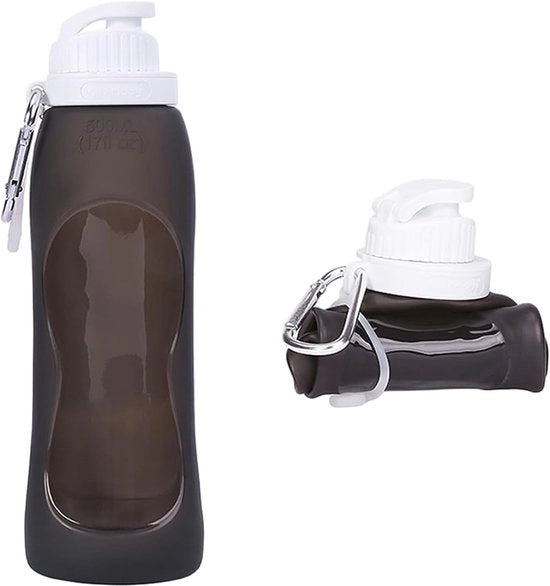 Fiasca trasportabile - Imbottita e ultraleggera - 500 ml - Nero