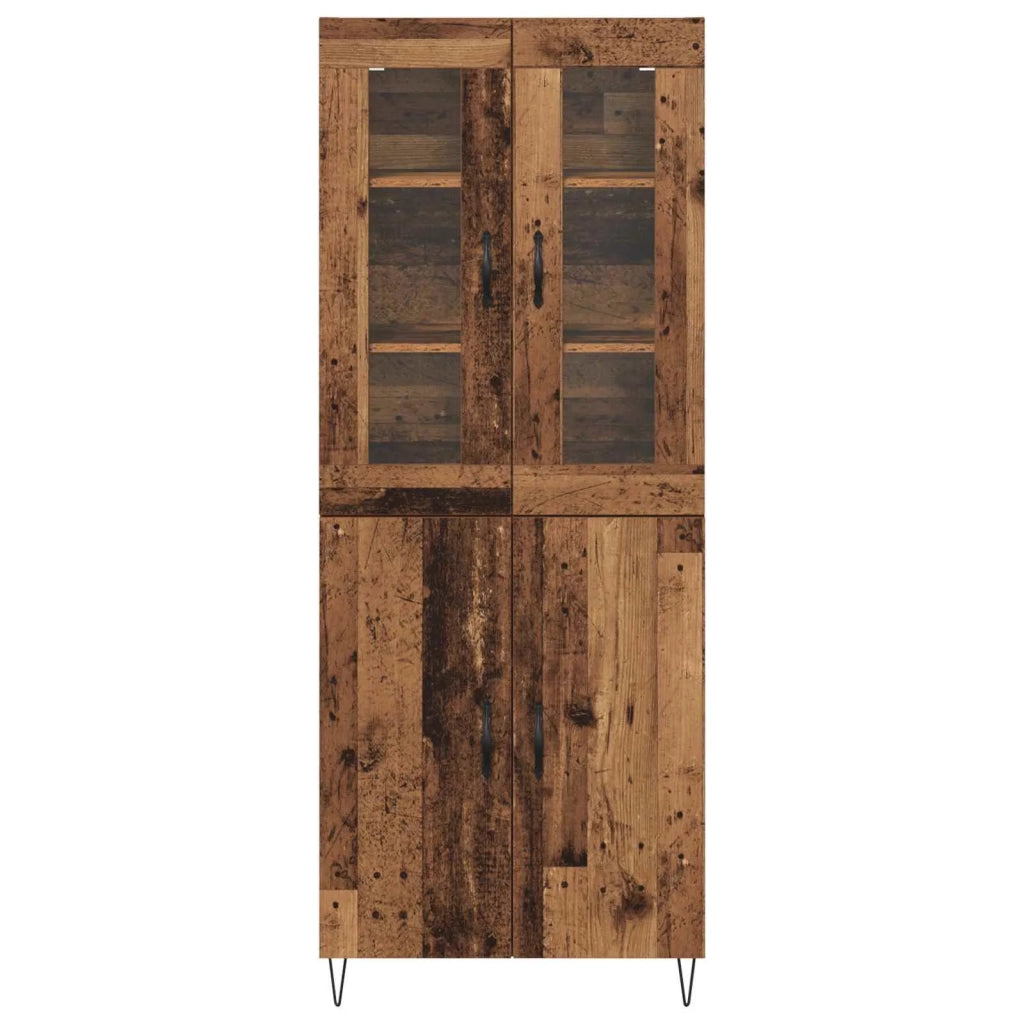 Credenza-Buffet-Armadio da cucina Legno vecchio 69,5 x 34 x 180 cm Legno multistrato 671968