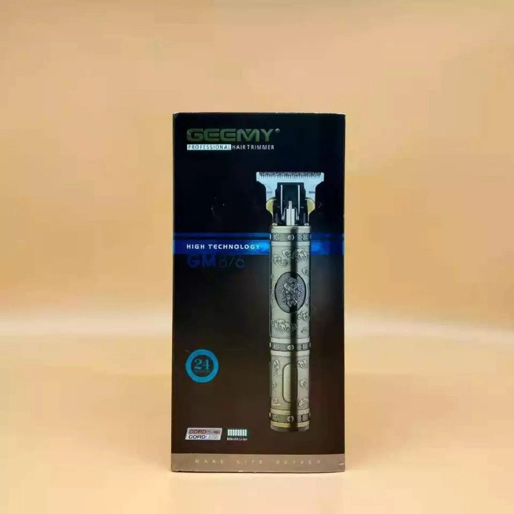Trade Shop - Tagliacapelli Professionale Ricaricabile Senza Fili Trimmer Barba Baffi Gm-876 -