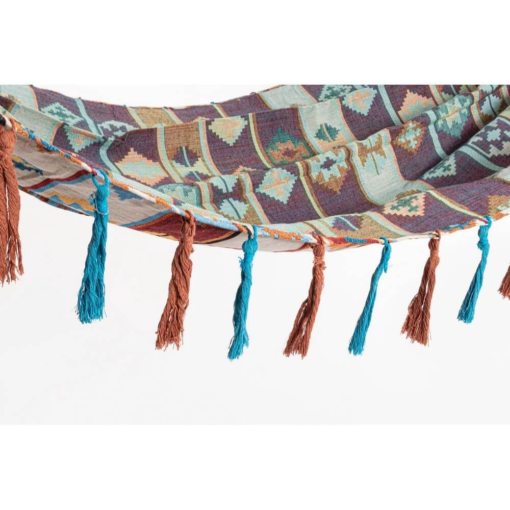 Amaca in Tessuto Poli-Cotone con Nappe Stile Etnico - COSTA