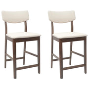 Sedie da pranzo 2 pz | Sedie da cucina Marrone Chiaro 48 x 49 x 95 cm