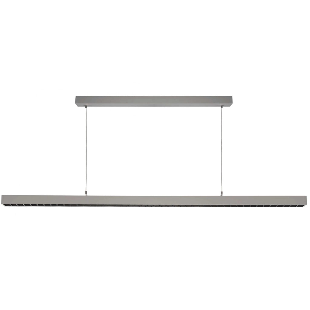 Office Three Lampada sospensione LED 58W pendente dimmerabile doppia emissione luce ufficio 4000K DALI 2.0 230V GRIGIO