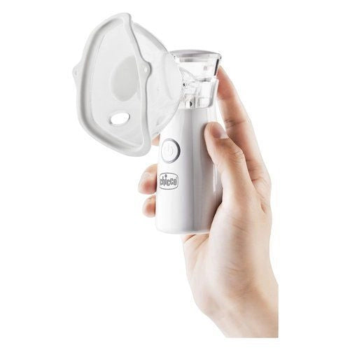 Chicco 11481000000 Easy Breath On The Go Aerosol Portatile Tecnologia Mesh Silenzioso con Batterie Incluse colore Bianco