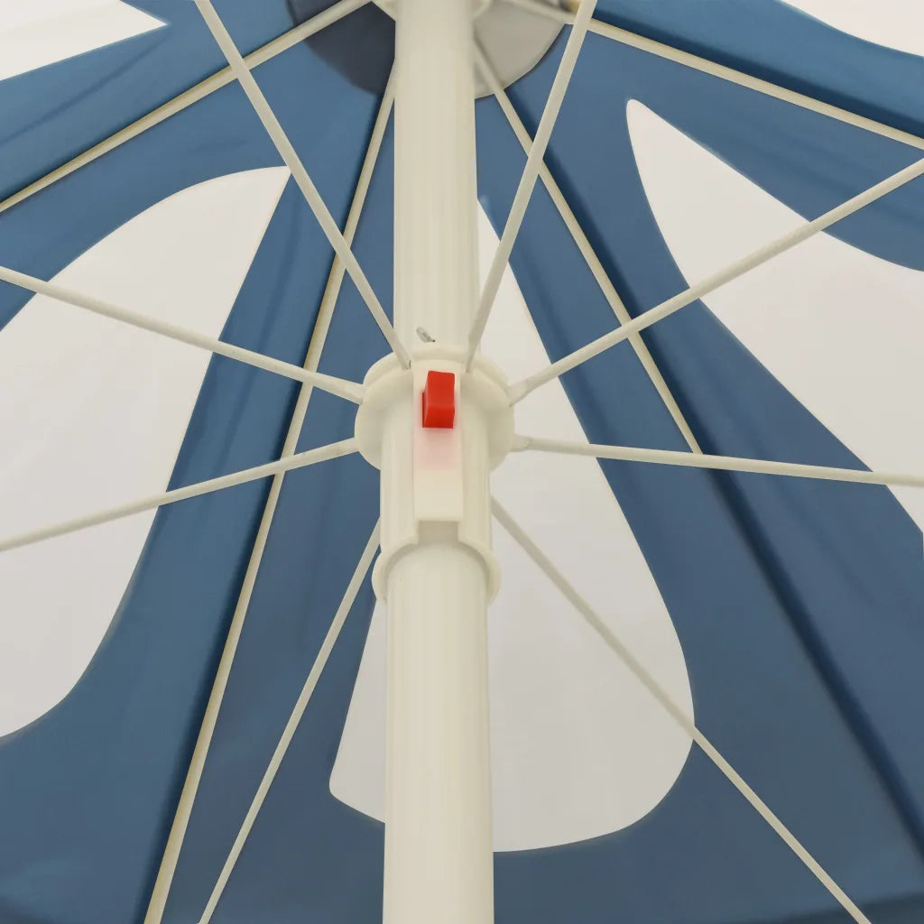 Ombrellone da Spiaggia Blu 240 cm