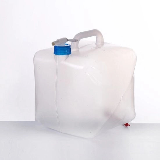 Contenitore acqua riutilizzabile da 40 litri con rubinetto - Oltre 40 litri di capacità - Materiale BPA-free - Ideale per campeggi, escursioni e emergenze - Leggero e riutilizzabile | con rubinetto, sicuro per l'alimentazione, BPA-free, bottiglia da acqua