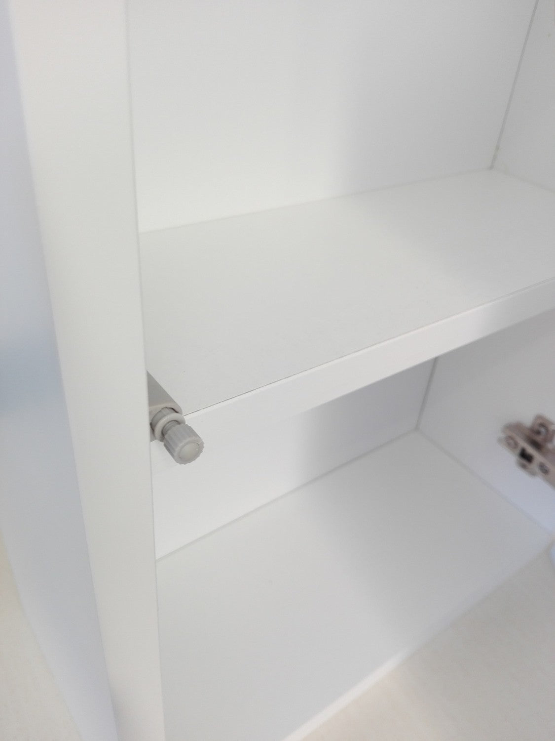 Pensile da Bagno 1 Anta Push 35x18x47,5 cm in Legno TFT Ibiza Bianco Opaco