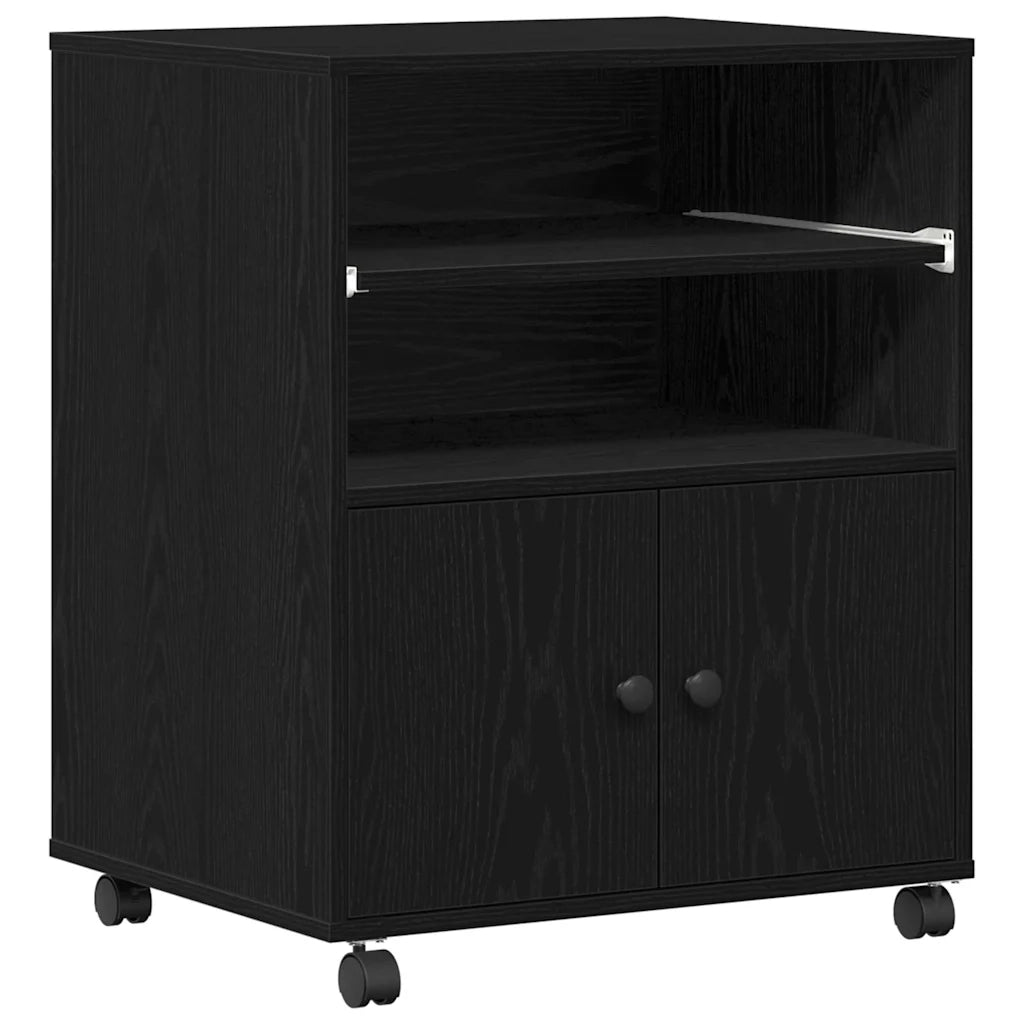 Supporto per Stampante Rovere Nero 60 x 48 x 74 cm CFW5890632