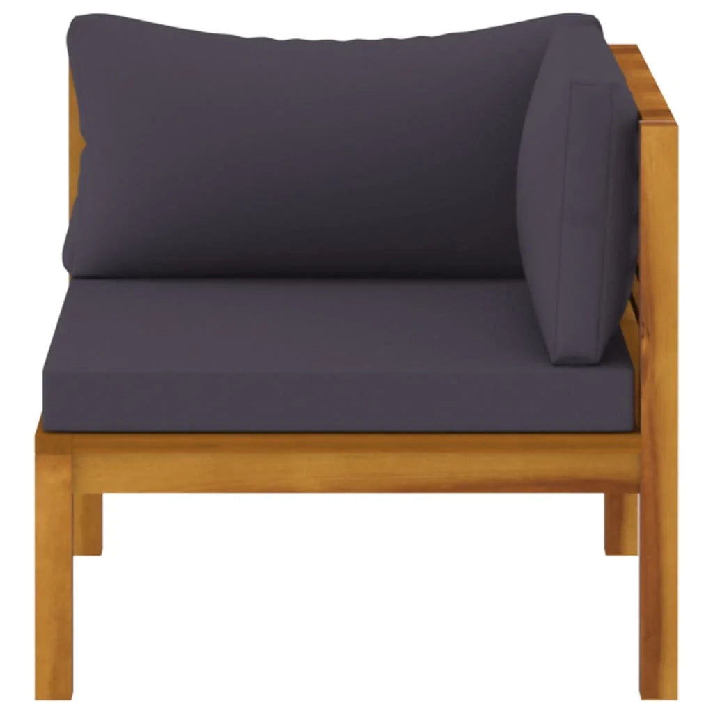 Set di mobili da giardino mobili da esterno 5 pezzi con cuscini legno massello di acacia 02_0016290