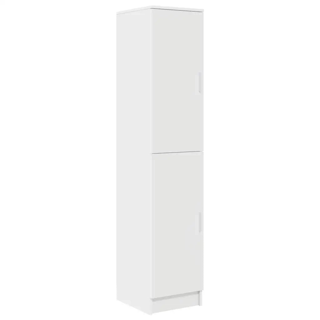 Credenza-Buffet-Armadio da cucina Bianco 35 x 39 x 168 cm