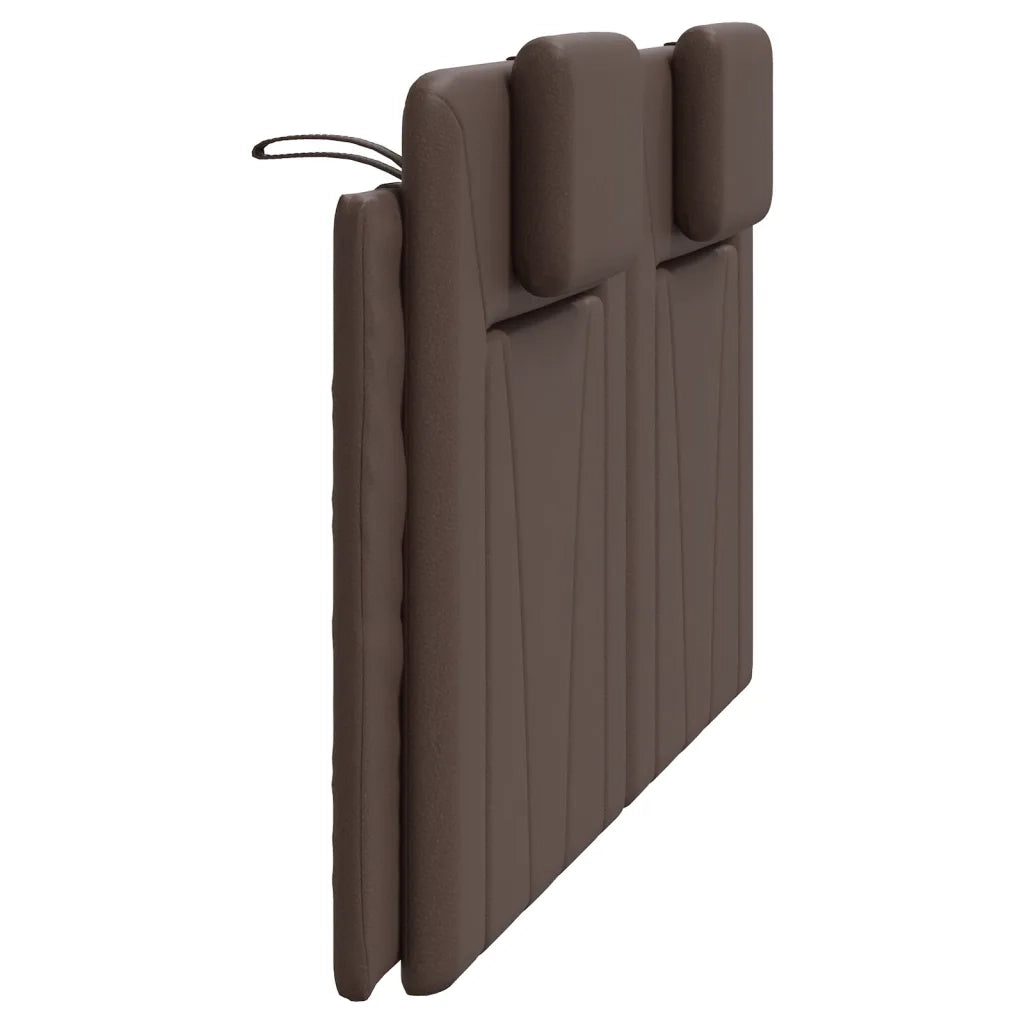 Cuscino Testiera Viana Marrone 160 cm in Similpelle CFW8386907
