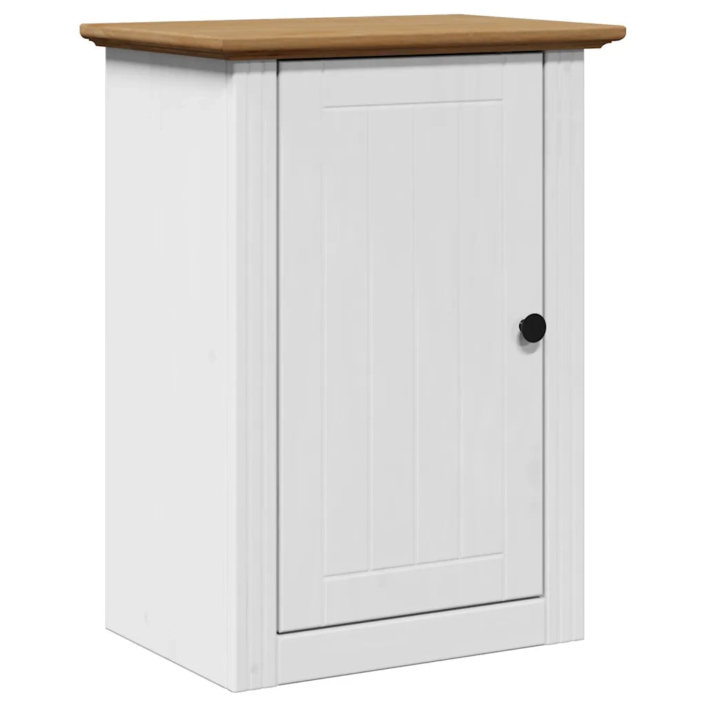Set Mobili da Bagno 4 pz BODO Bianco in Legno Massello di Pino 3307651