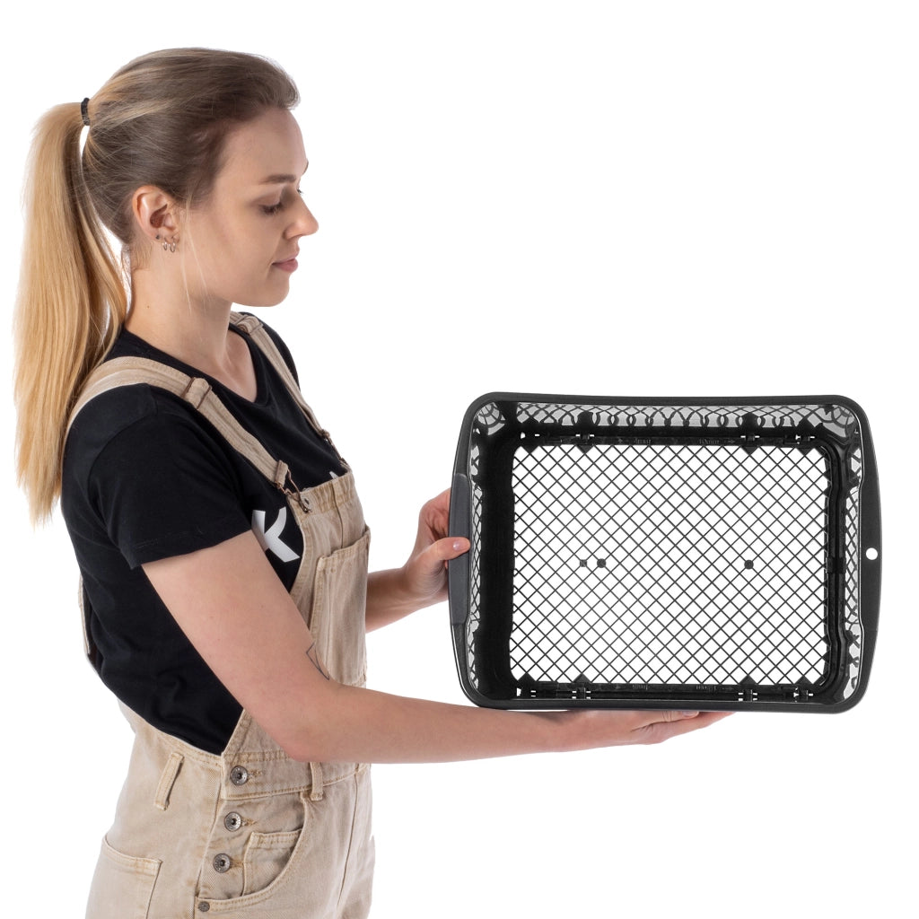 Setaccio da giardino KADAX regolabile da 40 cm per setacciare terra, compost e pietre