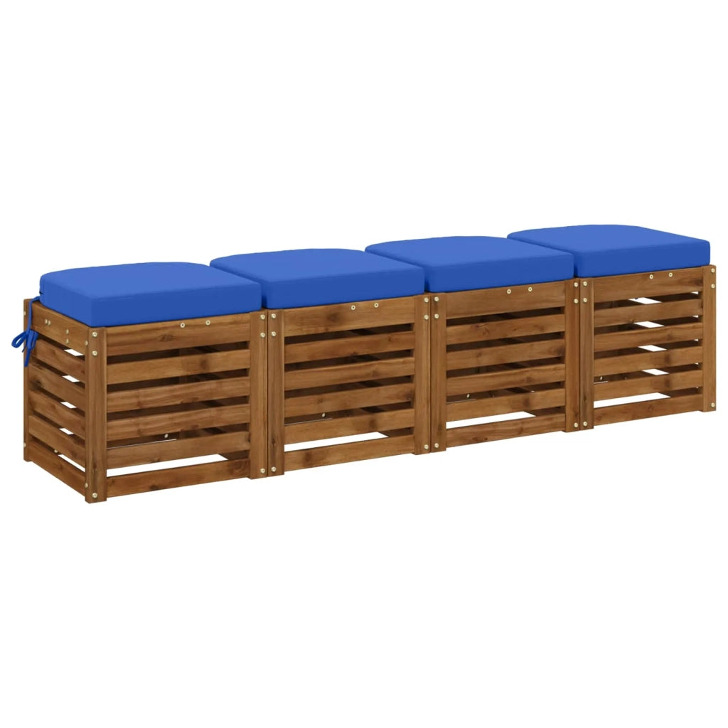 Cuscini per sedile a 4 pezzi SOEST 4 pcs 100% Poliestere 945256