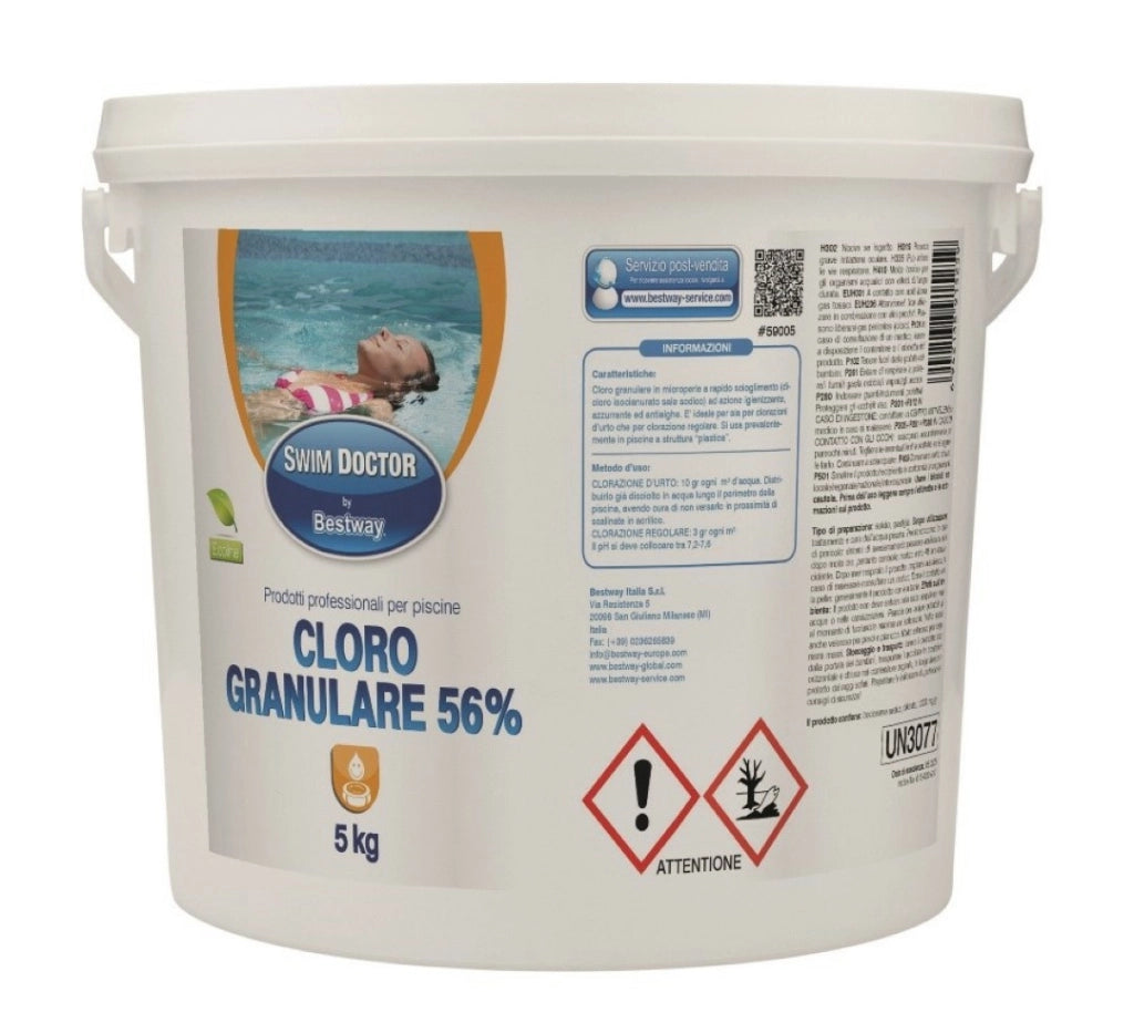 Cloro Granulare Per Piscina Al 56% 5 Kg - Best Way