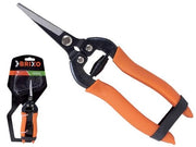 BRIXO FORBICE DA POTA ORTOFRUTTA CON LAMA RETTA IN ACCIAIO AL CARBONIO CORPO IN ALLUMINIO 18 CM