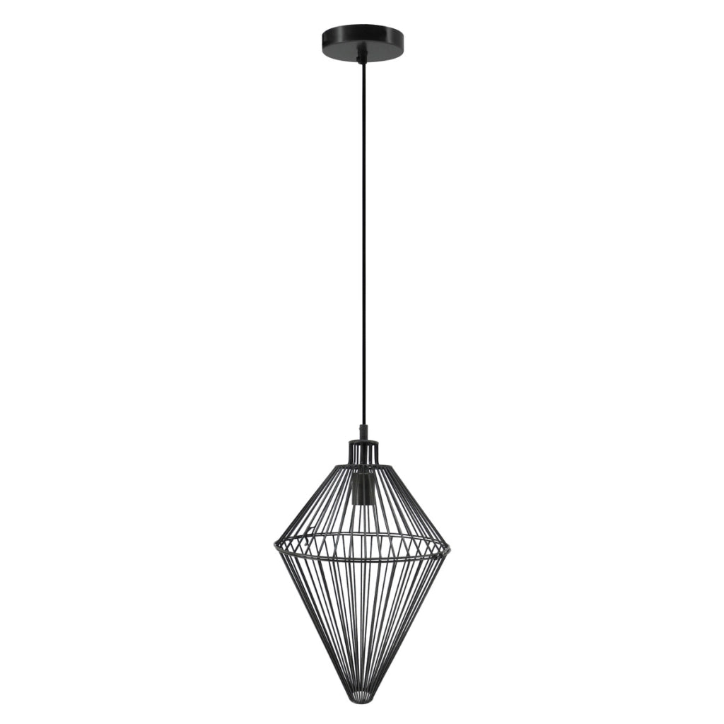 Lampada a sospensione Anchor in ferro nero stile industrial