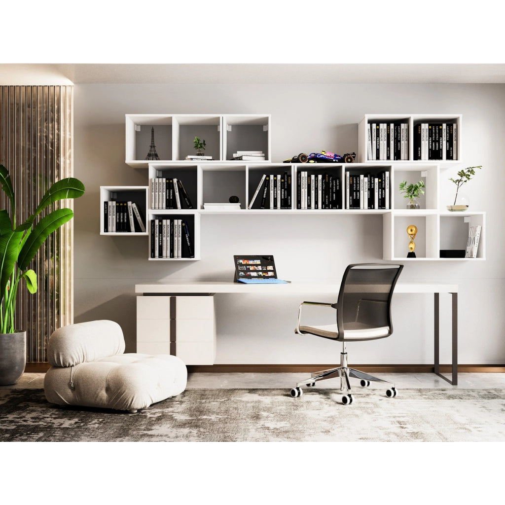 Libreria Modulare Modus 3x1 Bianca