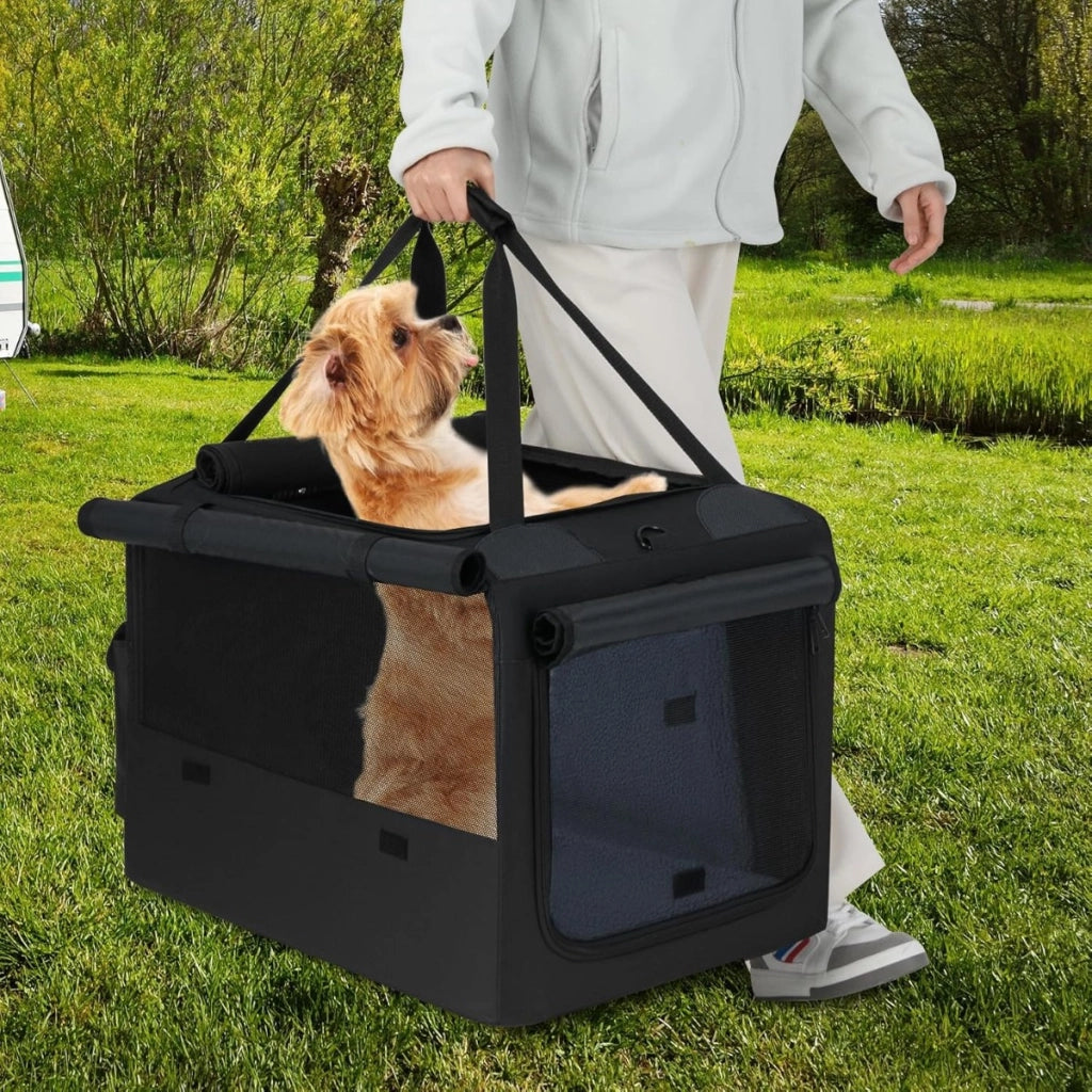 Gabbia morbida pieghevole per cani, Borsa da trasporto con caratteristiche pratiche per animali