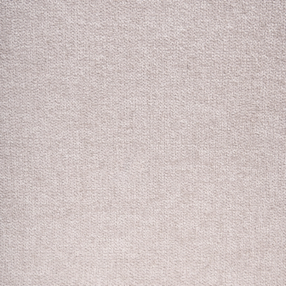 Set di 4 sedie da pranzo Beige Poliestere Tappezzato Ferro Gambe Nere Sala da pranzo senza braccioli