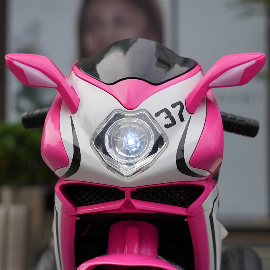 Motocicletta Elettrica per Bambini ¨C zephmum ¨C Verde con Musica e Luci