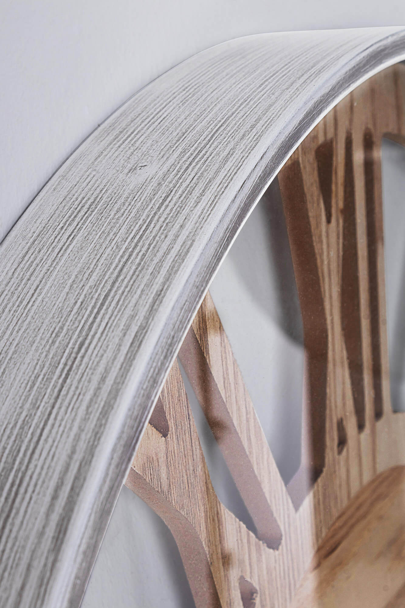 Orologio da Parete Ø60x6 cm in Mdf e Acciaio Ticking