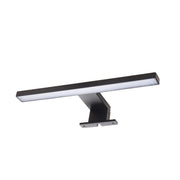 Trade Shop - Applique Lampada Led Da Specchio 5w 400lm Luce Naturale 4000k Ip44 300mm Nera 300pb-nn -