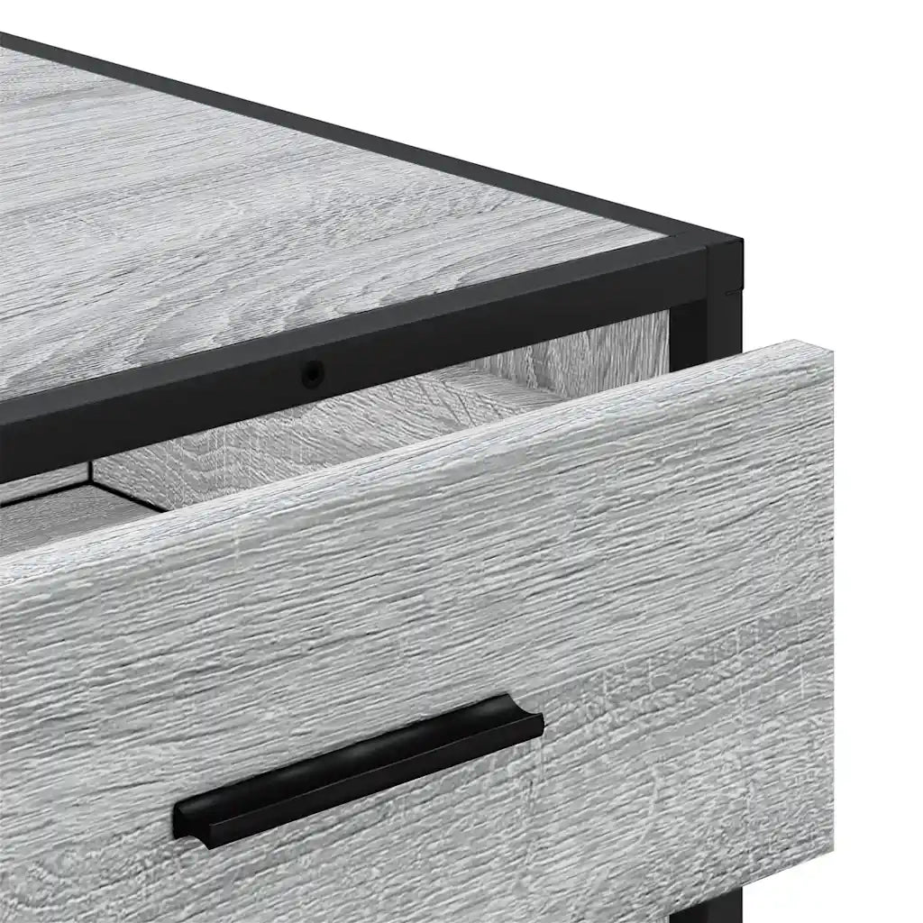 Cassettiera Grigio Sonoma 70x41x56 cm in Legno Multistrato 849077