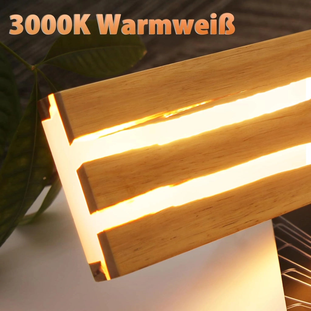 ZMH Applique LED da parete 80cm 13W 3000K design moderno per scale camera da letto corridoio