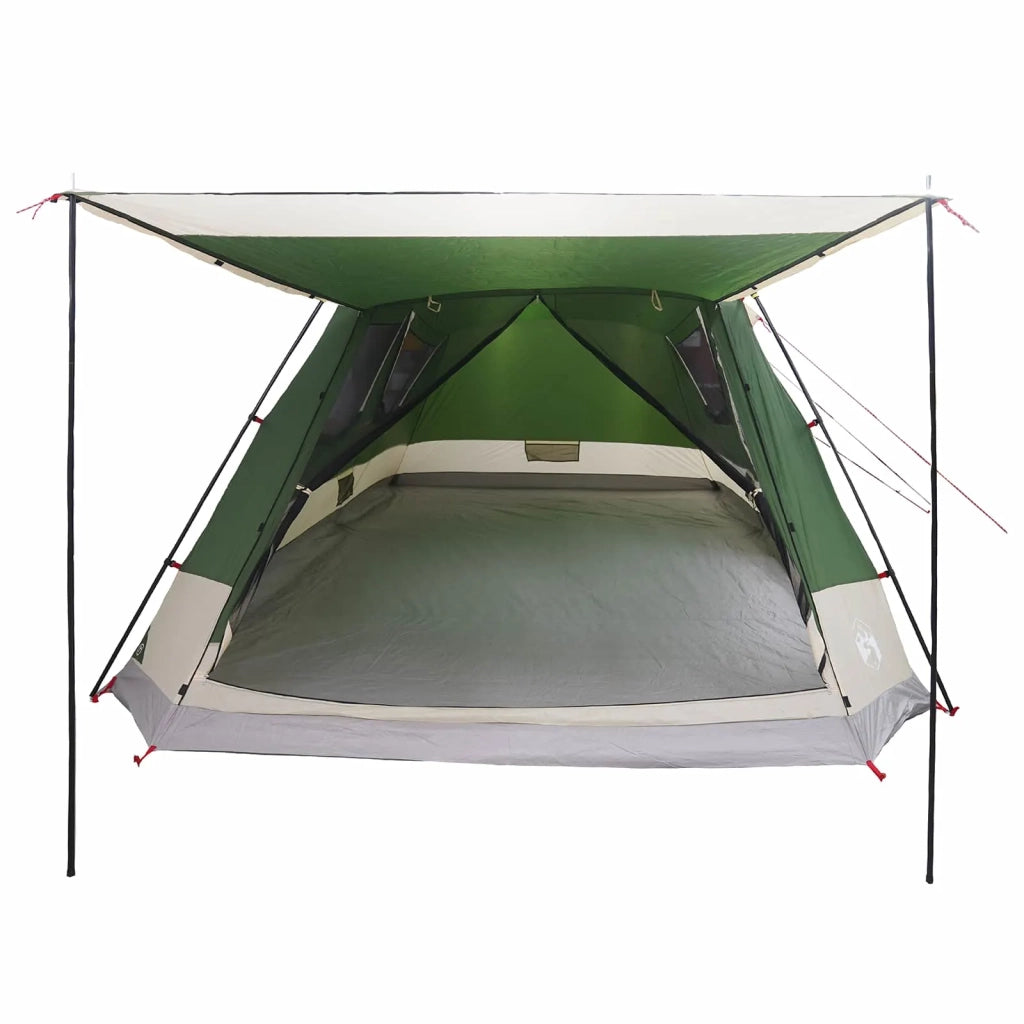 Tenda Capanna con tetto Verde 12-Persone Poliestere e Acciaio 42028571