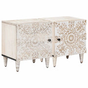 Armadio da Notte 2 pcs Bianco 40 x 33,5 x 46 cm 4018365