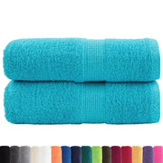 Asciugamani Ospiti SOLUND 2 pz Turchesi 30x50 cm 600 g/m² 137446