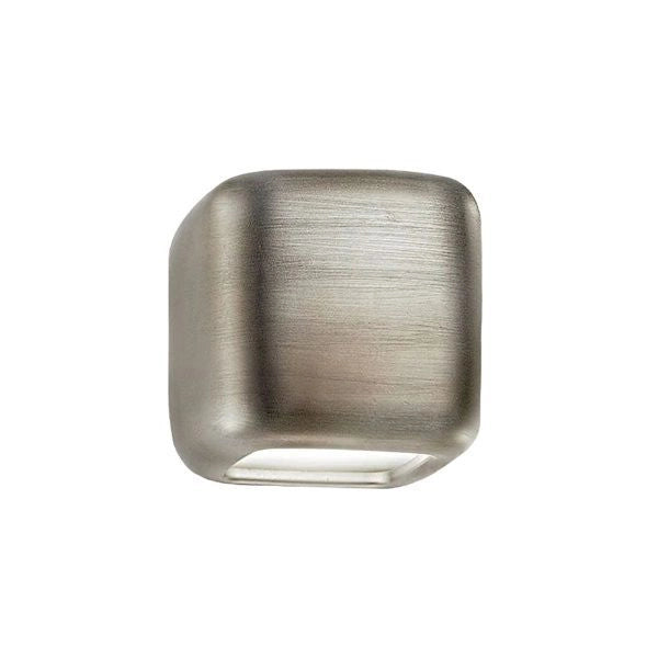 APPLIQUE DA PARETE FINITURA ACCIAIO ANTICATO BIEMISSIVA 2XGX53 BABOL A GEA