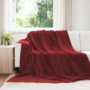Coperta Rosso Bordeaux 240 x 270 cm Panno