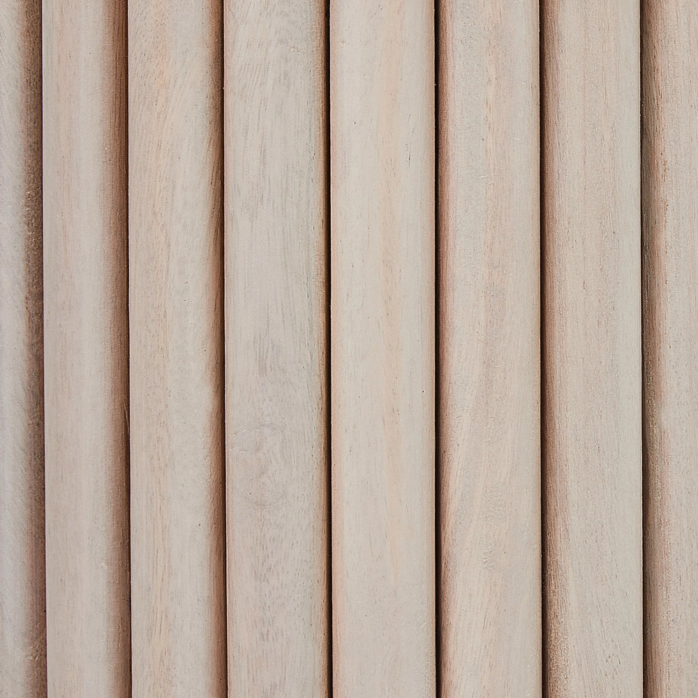 Tavolino con piano in legno di mango e finitura naturale marrone chiaro design moderno soggiorno
