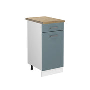 Vicco Mobiletto base per cucina Grigio-blu 40 cm , PL Rovere