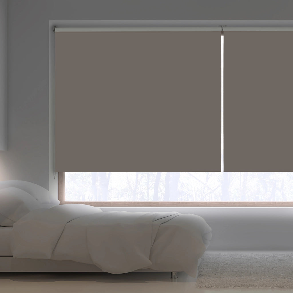 VIEWTEX Tenda a rullo opaca termica/oscurante Tessile Testurizzato marrone 105x250 cm