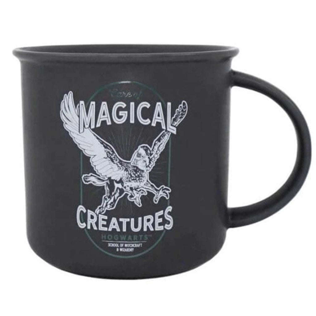 Tazza di ceramica da 430 ml con motivo Creature magiche Solida Lavabile Nero Harry Potter