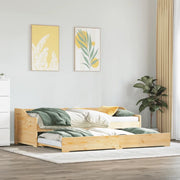 Lettino con Rotelle senza Materasso-Struttura Letto IRUN 90x200 cm