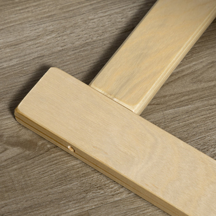 Poltrona Relax con Poggiapiedi a 5 Livelli e Poggiatesta in Legno di Betulla e Tessuto Grigio