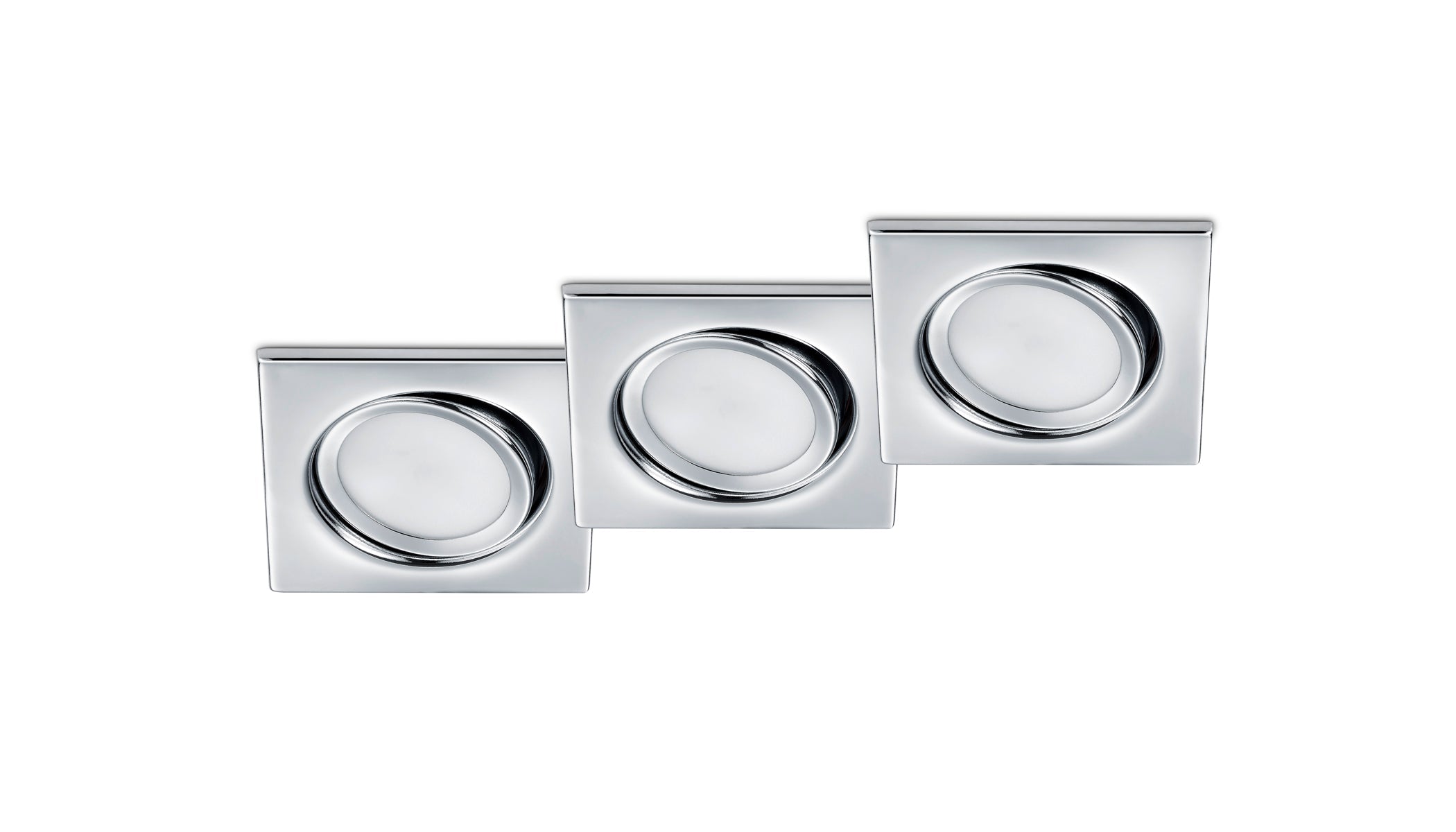 Illuminazione da Incasso da Interno a LED in Metallo Cromo