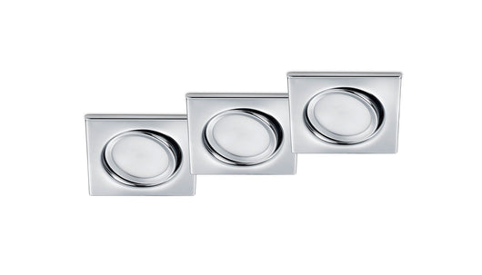 Illuminazione da Incasso da Interno a LED in Metallo Cromo