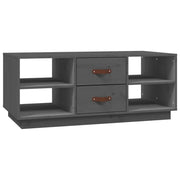 Tavolino da salotto | Tavolino da caff¨¨ | Tavolino da Soggiorno Grigio 100x50x41 cm Legno Massello di Pino