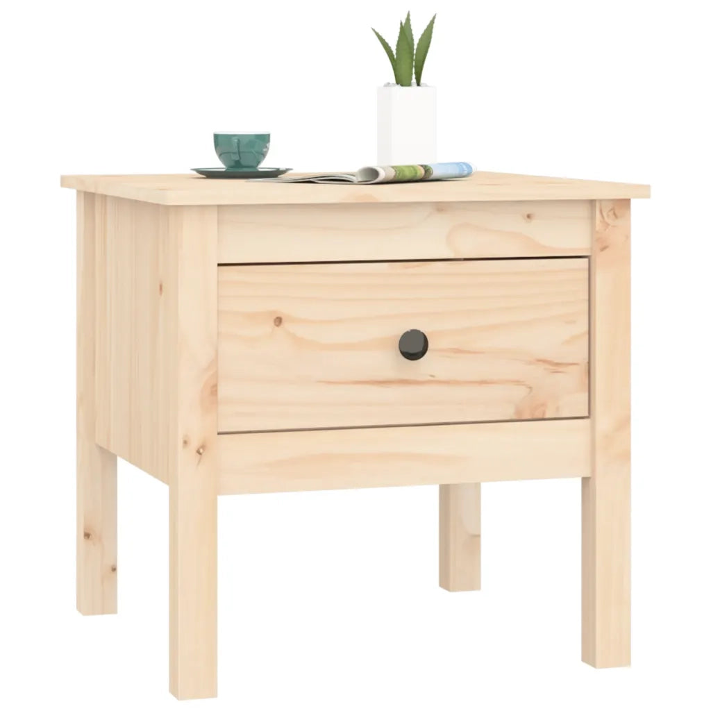 Tavolini 2 pz 50x50x49 cm Legno Massello di Pino 813795