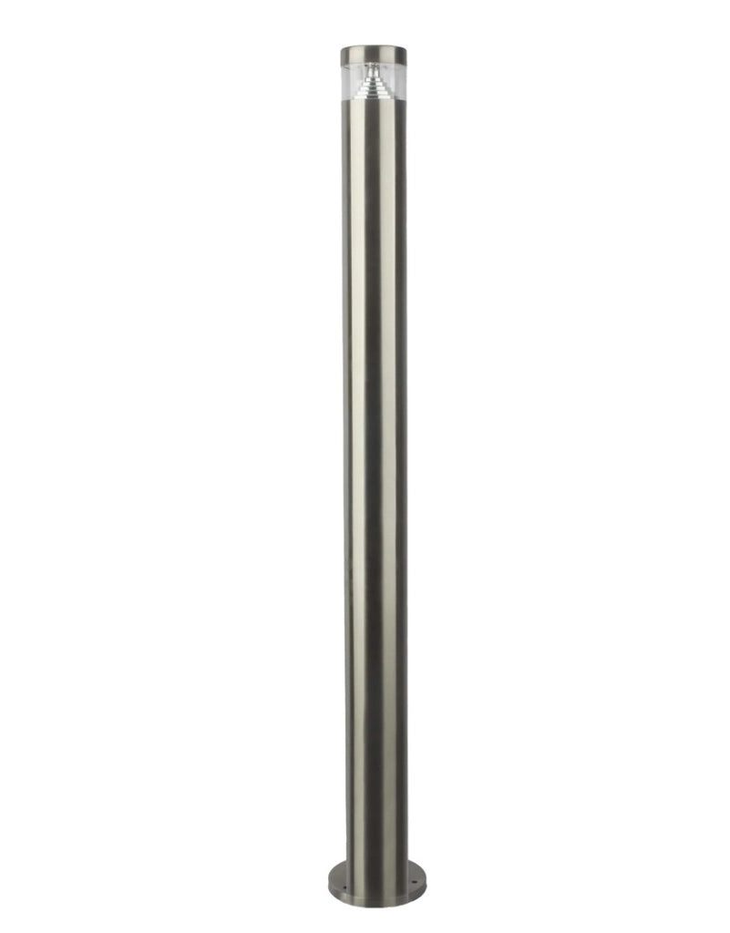 Paletto giardino moderno LED 7W Lisbon inox IP54 Rabalux