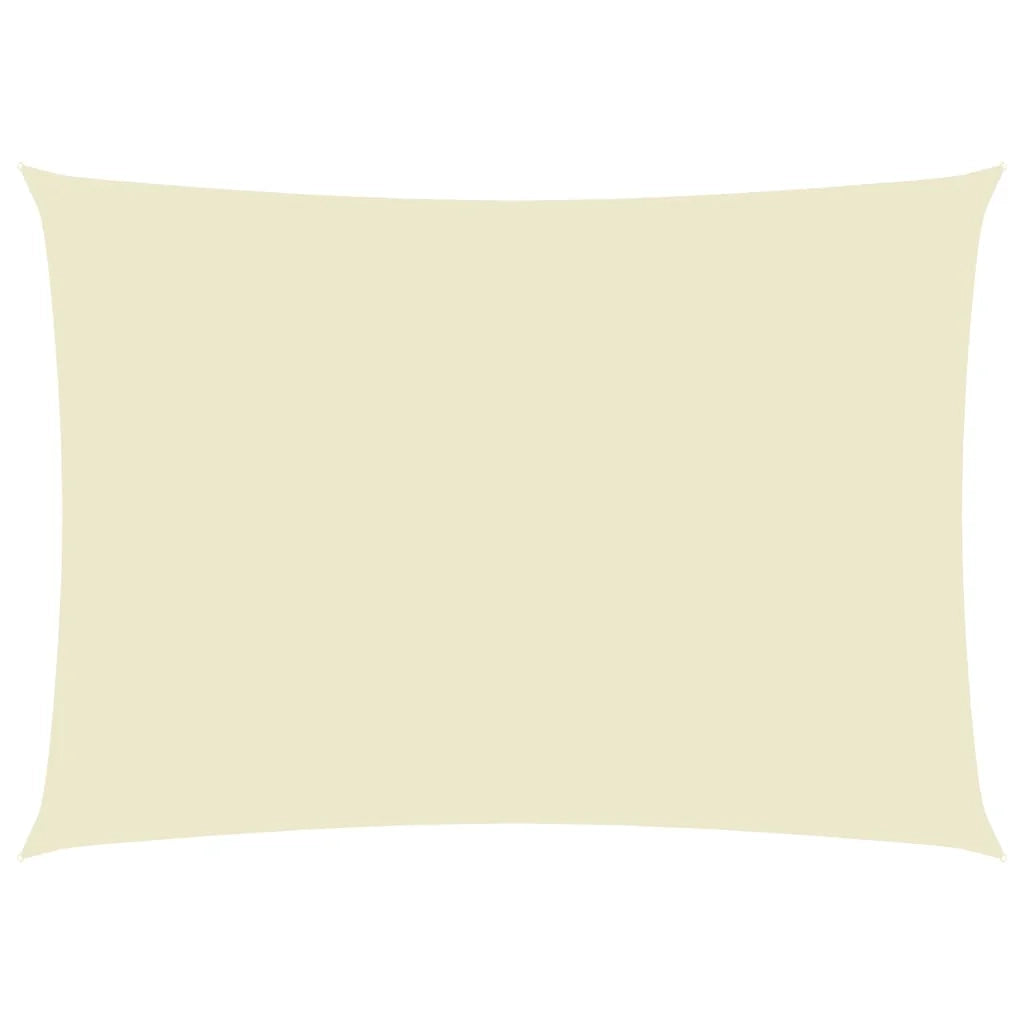 Vela ombreggiante/ombrellone rettangolare in tessuto Oxford 2,5 x 5 m crema 02_0009584