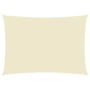 Vela ombreggiante/ombrellone rettangolare in tessuto Oxford 2,5 x 5 m crema 02_0009584