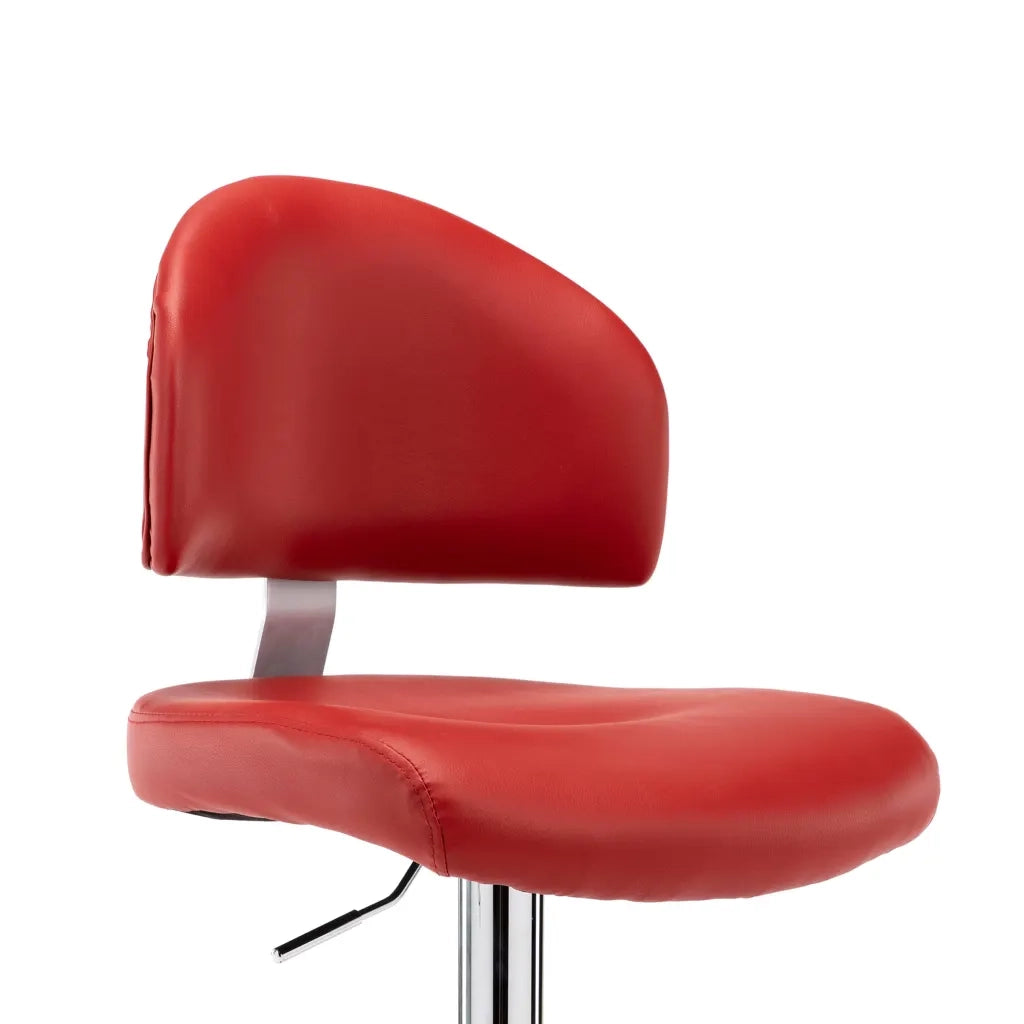 Sgabelli da Bar 2 pz Rosso Vino in Similpelle 249661
