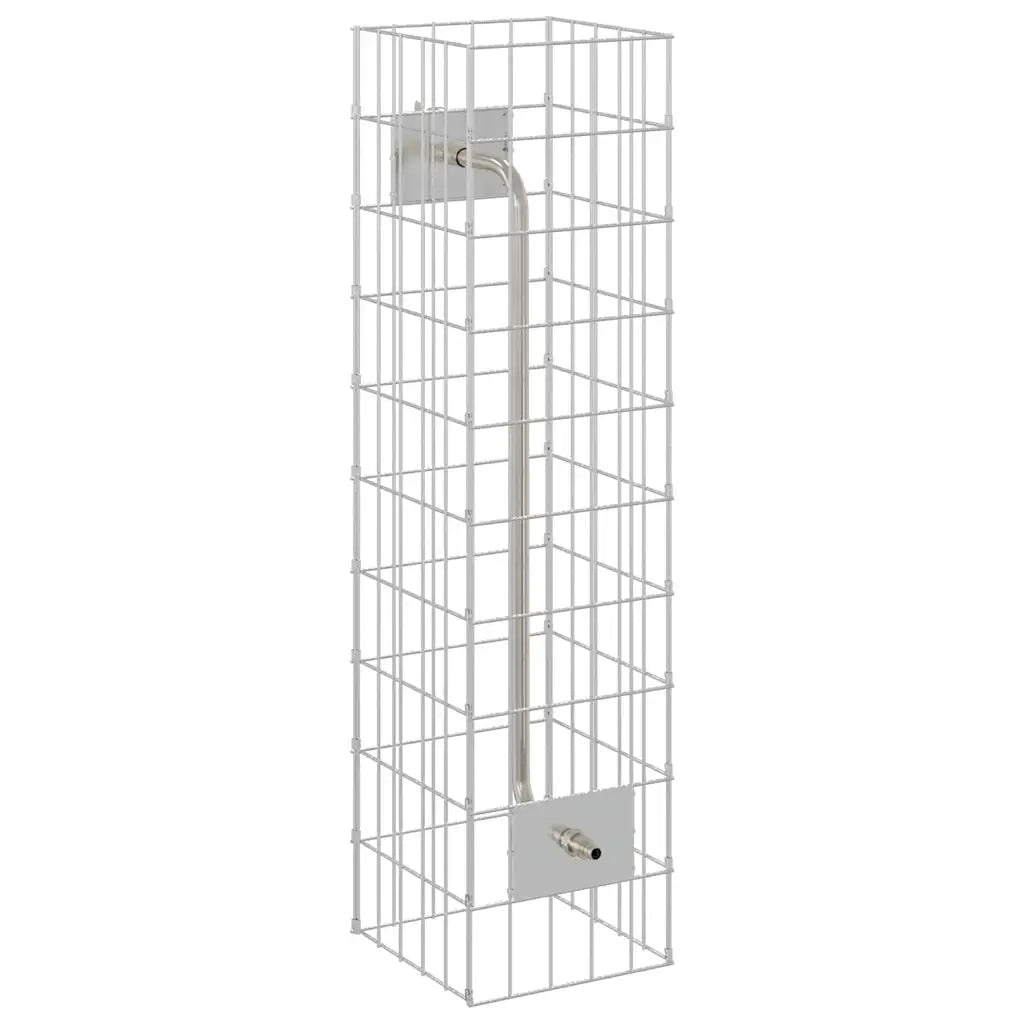 Rubinetto Gabion Argento 25 x 25 x 100 cm Acciaio inossidabile 42013414
